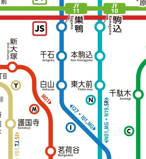 眺望　☆路線図☆