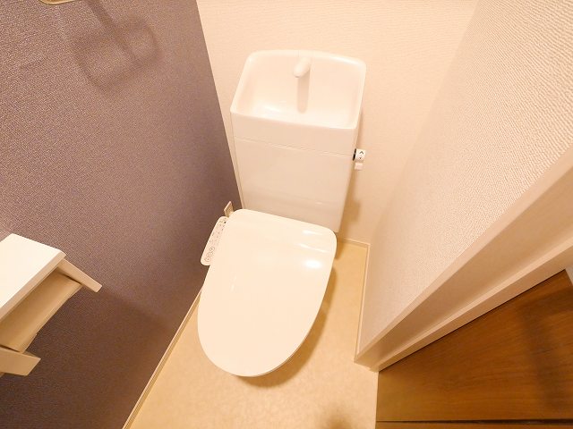トイレ　ゆったりとした空間のトイレです