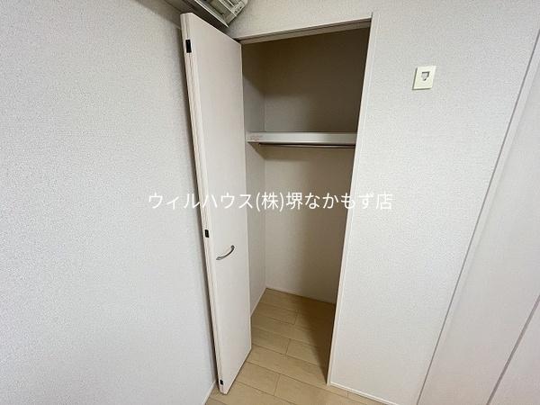 収納　クローゼット！