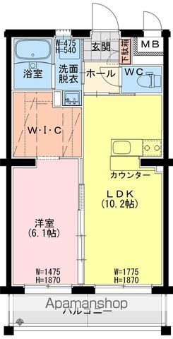 メゾン アバントの間取り写真