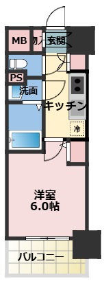 ファーストフィオーレ十三エリオの間取り写真