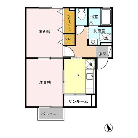 Centre・Y Bの間取り写真