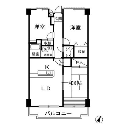 コンフォール瑞江 Iの間取り写真