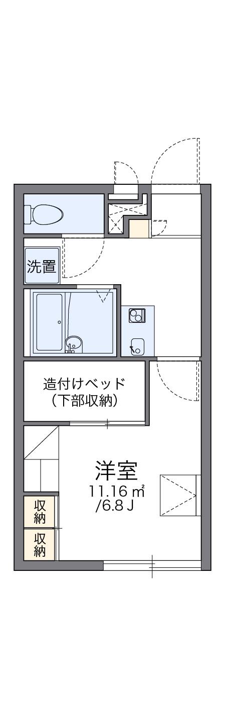 レオパレス山口駅前の間取り写真