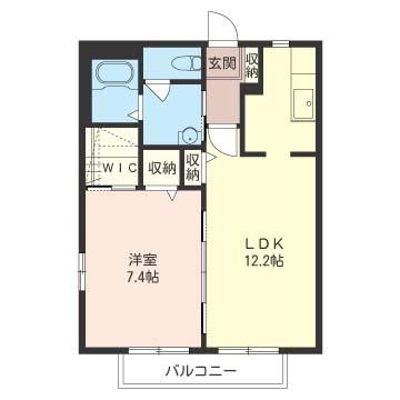 フレグランス吉川の間取り写真