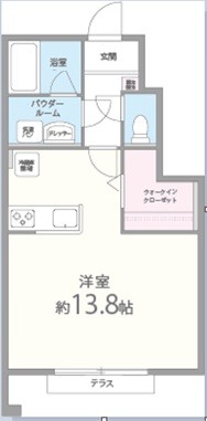 シエスタコートの間取り写真