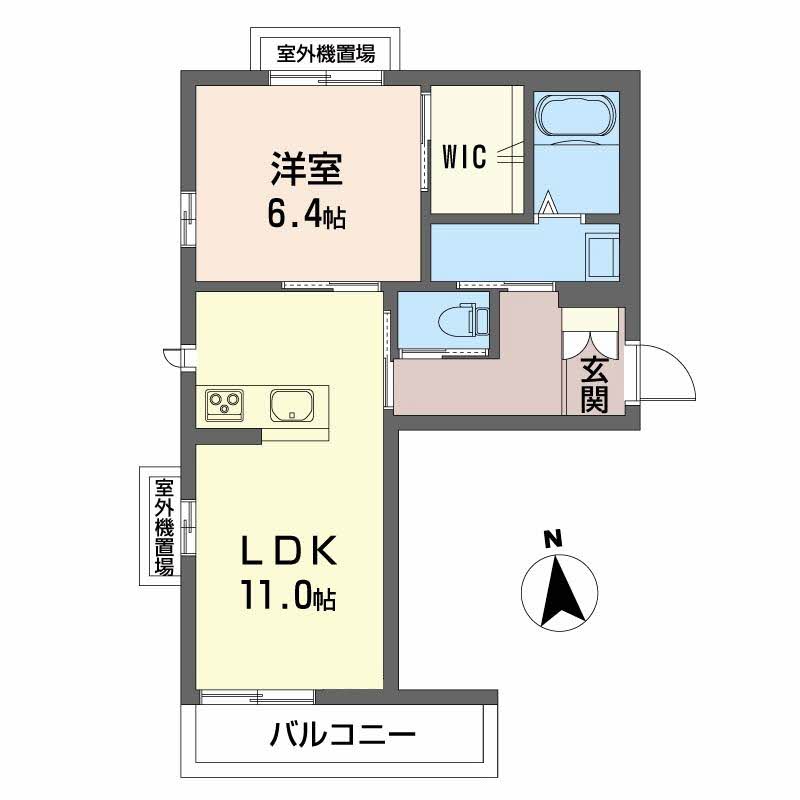 ソレイユコート富田の間取り写真
