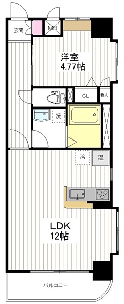 セントフィールド壱番館の間取り写真