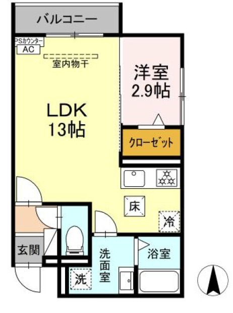 遠州鉄道 八幡駅 徒歩3分 3階建 新築の間取り写真