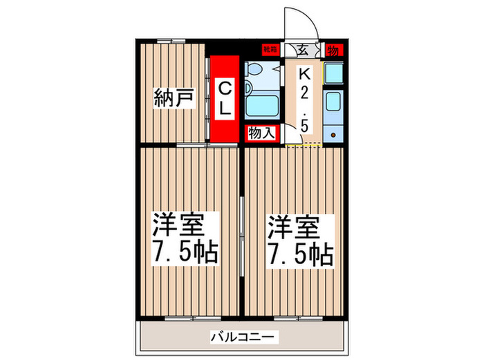 サンパ-ク南浦和の間取り写真
