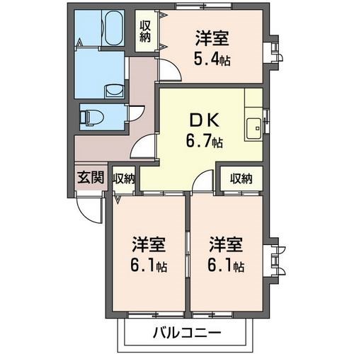メゾンパークスの間取り写真