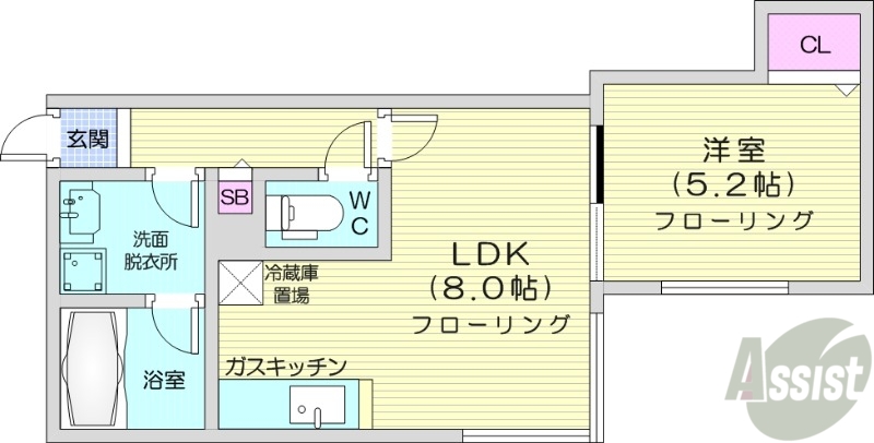 グランデ23の間取り写真