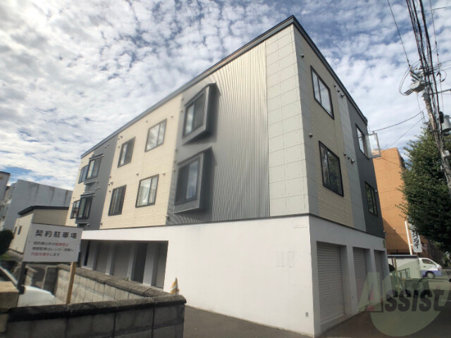 建物外観　札幌市東区北２３条東「グランデ２３」
