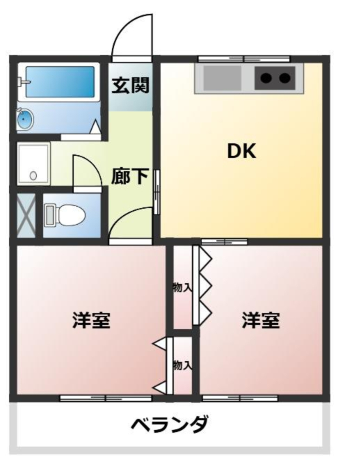 ゆーとぴあの間取り写真