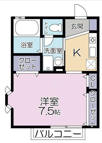 東京メトロ丸ノ内線 新高円寺駅 徒歩4分 2階建 築26年の間取り写真