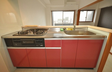 キッチン　★３口ガスシステムカウンターキッチン(グリル付)★