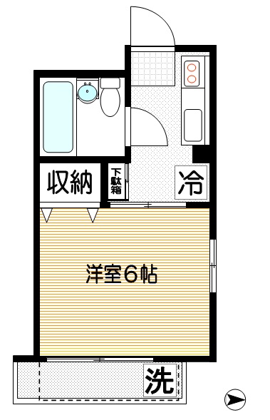 世田谷区砧のマンションの間取り