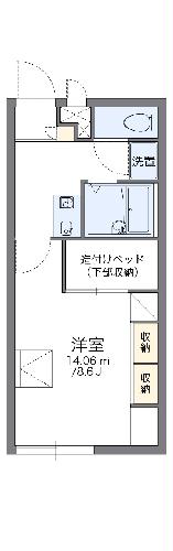 レオパレスユーカリアネックスの間取り