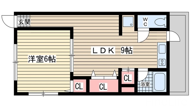 ソレイユ高東の間取り