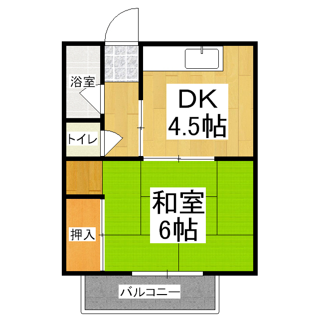 カルム関生の間取り