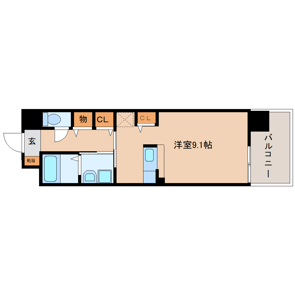 橿原市木原町のマンションの間取り