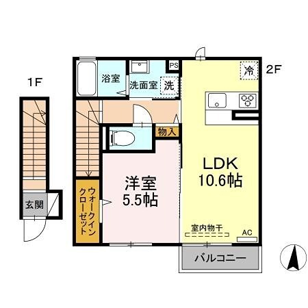 ヴェルドミールIIの間取り