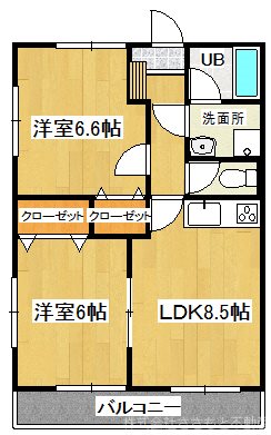 プリムヴェールの間取り