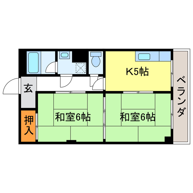 市兵衛第1ビルの間取り