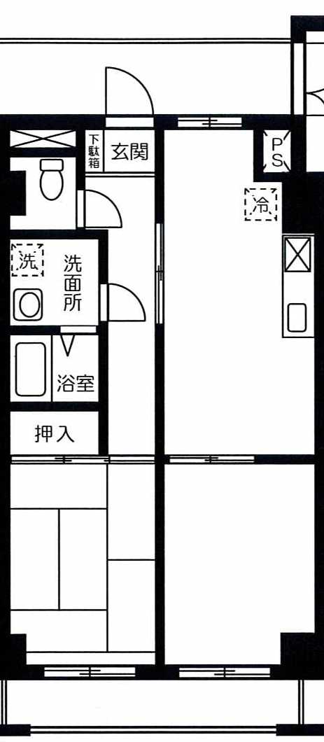 熊谷朝日ハイツの間取り