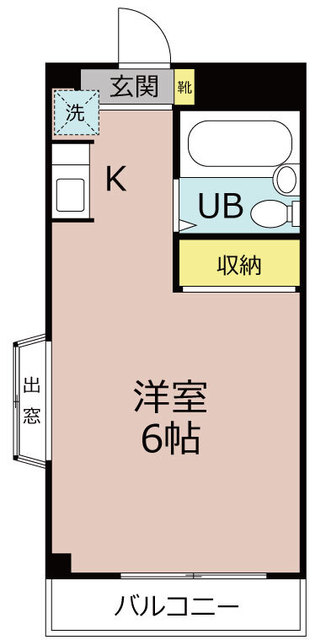 関大前LIFE21の間取り