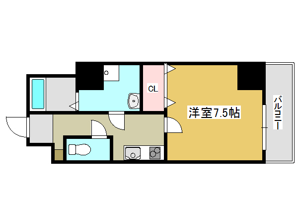 姫路市南町のマンションの間取り