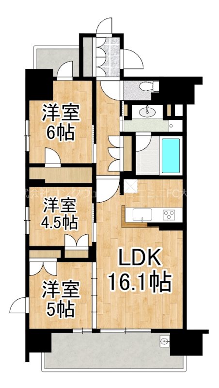 プレミスト大津京の間取り