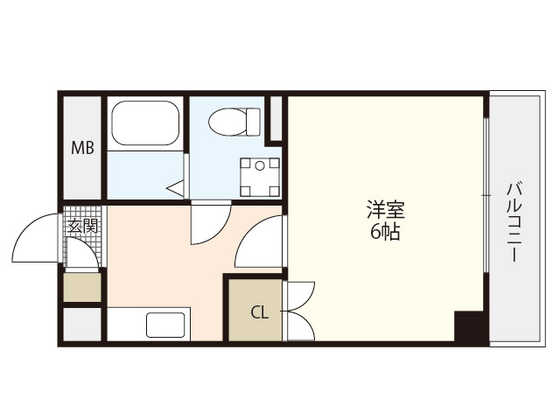 広島市南区大須賀町のマンションの間取り