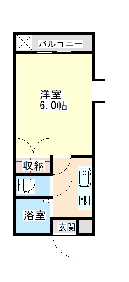 セントラルハウス上荒田の間取り