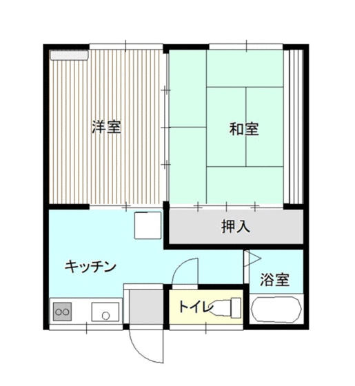 杉村アパートの間取り