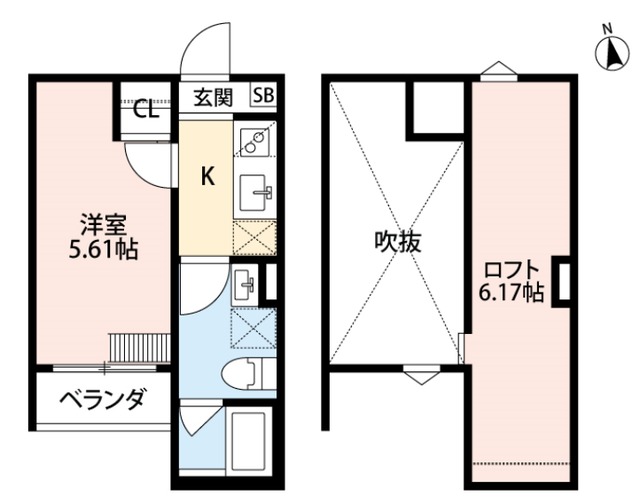 ASSO 二条通(アッソニジョウドオリ)の間取り