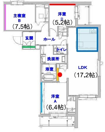 シャーメゾン　ヴィア　ソーレの間取り