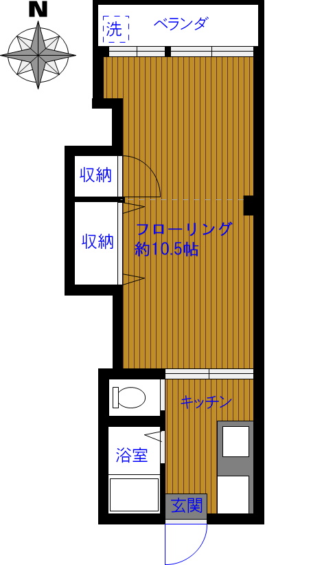 第二よしながビルの間取り写真