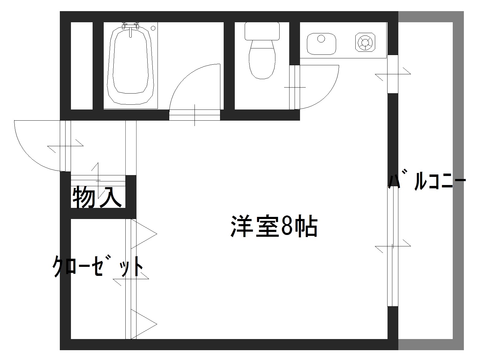 アルモカーサＭＯＺＵの間取り