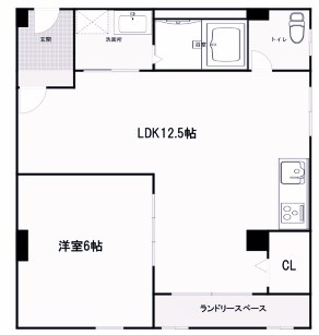 明石市松の内のマンションの間取り