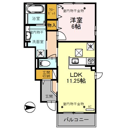 ファミーユ・アイIIの間取り