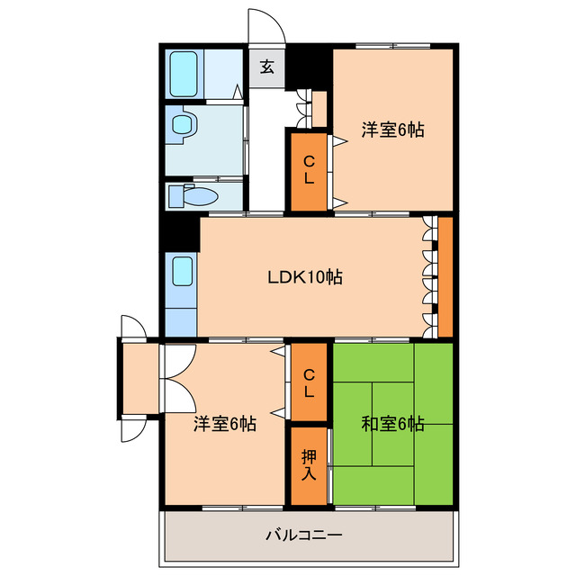 レジデンス東本町の間取り