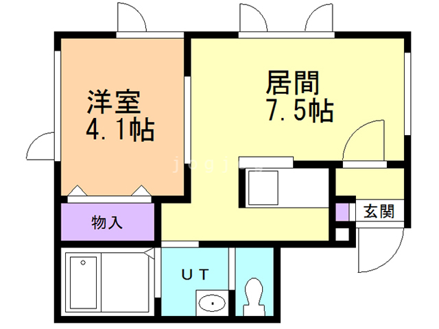 ミュンヘン大橋壱番館の間取り