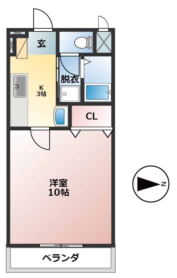 ルミネス１番館の間取り