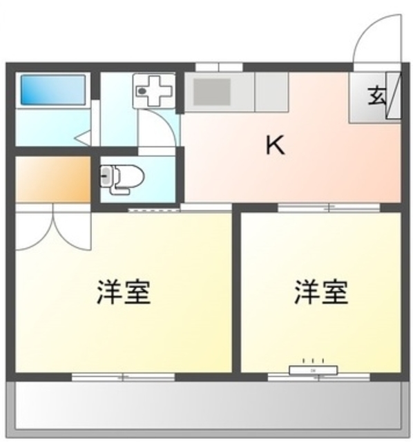 【ラピス等々力の間取り】