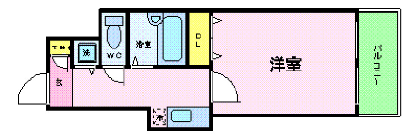 【スカイコートヌーベル神田の間取り】