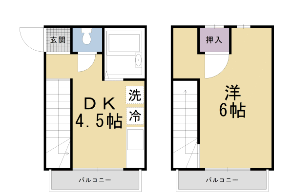 葵ハイツの間取り