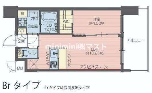 大阪市大正区泉尾のマンションの間取り