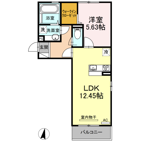 イストワールＦIVの間取り