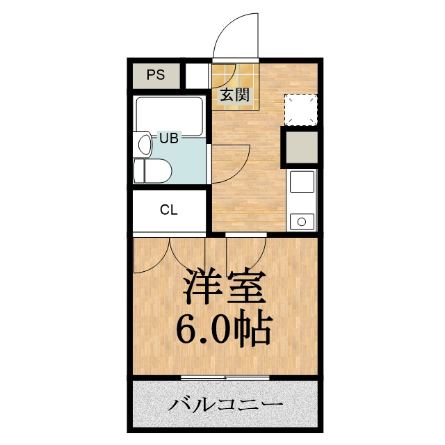 【千葉市緑区古市場町のマンションの間取り】